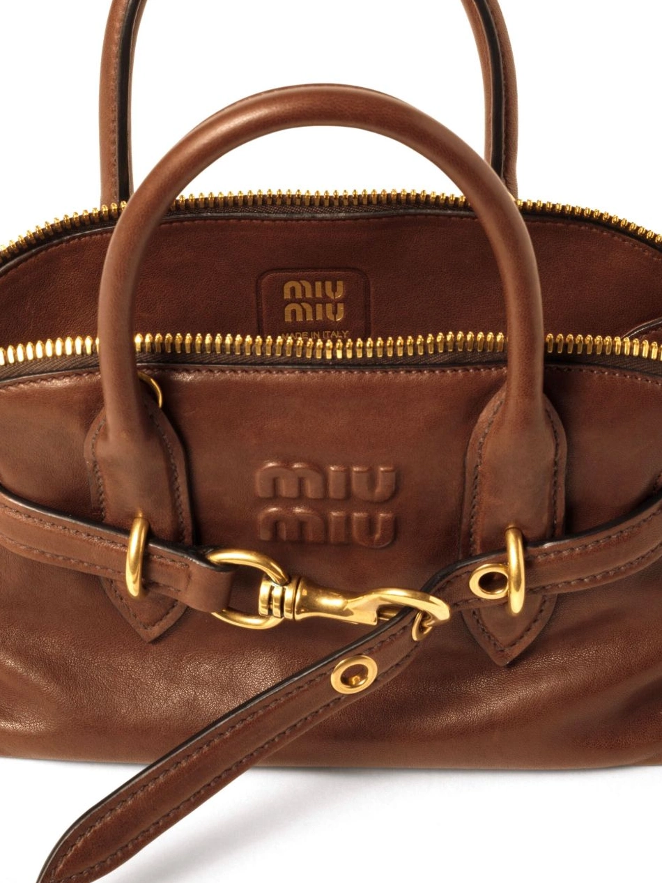Cheap Miu leather bag Miu Aventure tote Women 0424